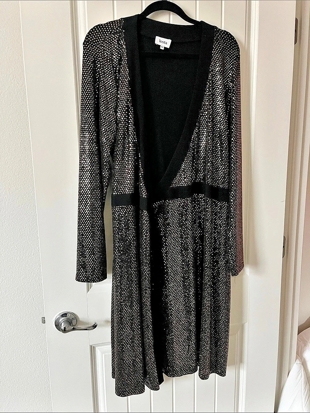 leota Metallic Mesh Maxi Dress Size XXL